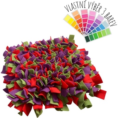 Čmuchacíkoberečky.cz Čmuchací kobereček extra hustý VLASTNÍ VÝBĚR 3 BAREV 60 x 30 cm