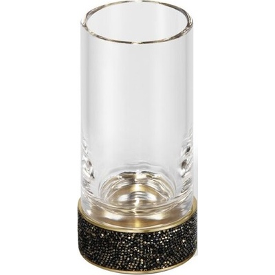 Decor Walther Чаша за четки за зъби Rocks гладка тъмен метал матово-златиста (0933967)