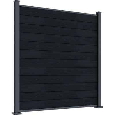 Rojaplast ELEMENT plotový panel WPC 180x180 cm a koncovky - antracit