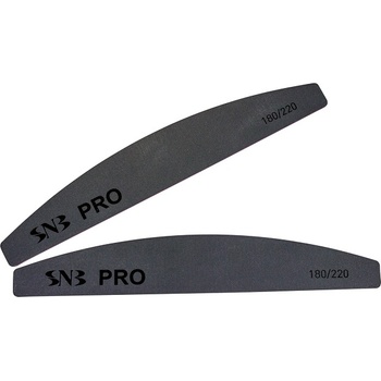 SNB Professional Тънка пила за нокти, мост, 180-220 grit, устойчива