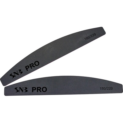 SNB Professional Тънка пила за нокти, мост, 180-220 grit, устойчива
