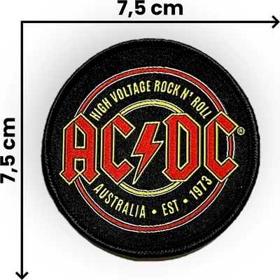 Nášivka - AC/DC - High Voltage