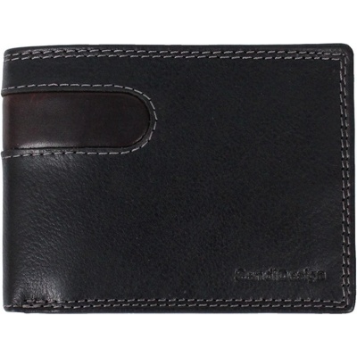 Sendi Design pánska kožená peňaženka D 2614 RFID čierna