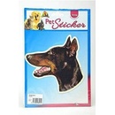 Trixie Samolepka hlava Dobrman