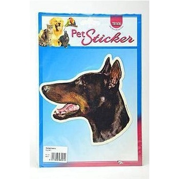 Trixie Samolepka hlava Dobrman