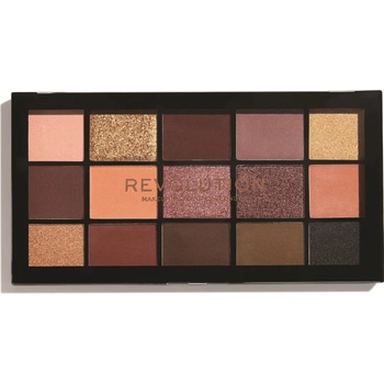 Makeup Revolution paletka 15 očních stínů Re-Loaded Velvet Rose Eyeshadows Palette 16,5 g