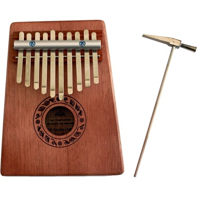 Pasadena 10-tone kalimba brown