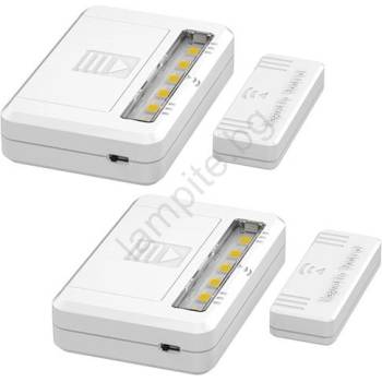 Image 1 of Solight WL908 - К-кт 2x LED Лампа за шкаф LED/0, 5W/2xAAA (SL0519)