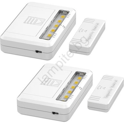Solight WL908 - К-кт 2x LED Лампа за шкаф LED/0, 5W/2xAAA (SL0519)