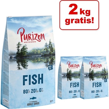 Purizon Adult s rybami bez obilovin 12 kg