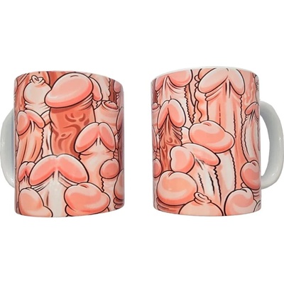 Чаша с цветни пениси, забавен еротичен дизайн - Color Penis Mug 370ml (D-244778)