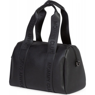 Childhome taška Mommy Club Signature Vegan Leather Black – Zboží Mobilmania