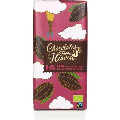 Chocolates from Heaven BIO hořká Peru a Dominikánská republika 85%, 100 g
