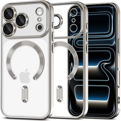 Tech-Protect Кейс Tech-Protect MagFlex MagSafe за iPhone 17 Pro Max - прозрачен сребрист (5906302334605)