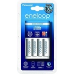 Panasonic Зарядно устройство Panasonic BQ-CC51 Eneloop Basic Charger, за 4x AA и AAA, с включени батерии 4x AA 1900mAh (K-KJ51MCC40M_4x AA) Зарядно за батерии