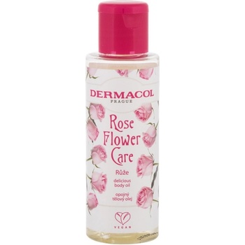 Dermacol Flower Care delicious body oil Rose tělový olej růže 100 ml