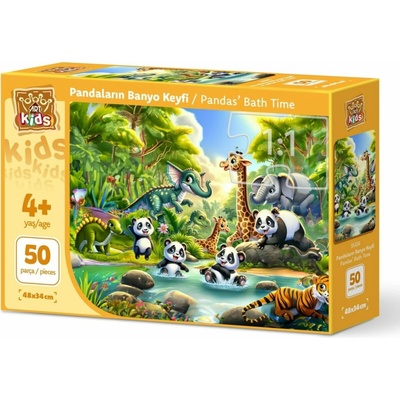 ART Pandí kúpanie 50 dielov