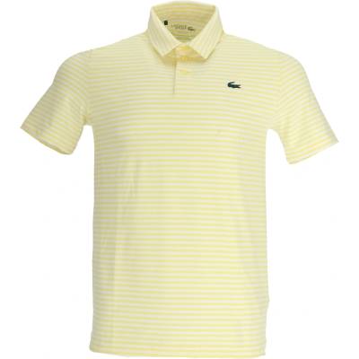 Lacoste Блуза с яка Lacoste Men's Short-Sleeve Performance Polo Shirt - White/Yellow