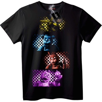 NOONEBRAND Тениска FNAF герои - 6XL, White