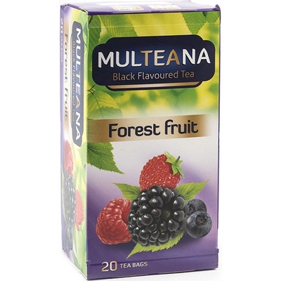 Multeana Čierny čaj lesné ovocie 20 x 1,5 g