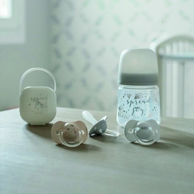 Suavinéx láhev se širokým hrdlem Joy růžová 150ml