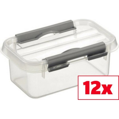 Helit úložný box Sunware Q-line transparentní 500 l 100 x 63 x 150 mm 12 ks