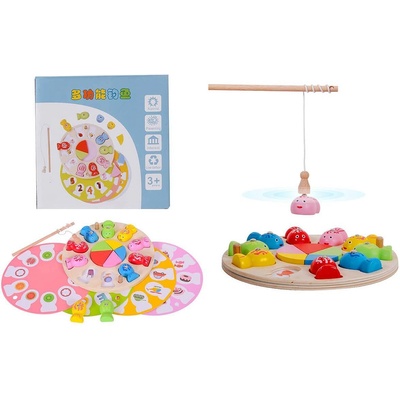 Armutoys ДЕТСКА ДЪРВЕНА ВЪДИЦА С МАГНИТНИ РИБКИ