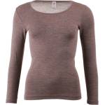 Engel Дамско копринено термобельо Engel Women's Undershirt L/S Merino base layer - Walnut - размер 42/44 (EU) (114-0634-0613)