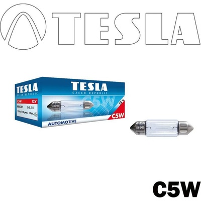 Tesla C5W 12V 5W SV8,5-8 sufit