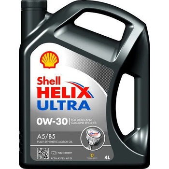 Image 1 of Shell Helix Ultra A5/B5 0W-30 4 l