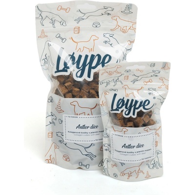 Loype Kolagenové pamlsky Antler dice 450 g