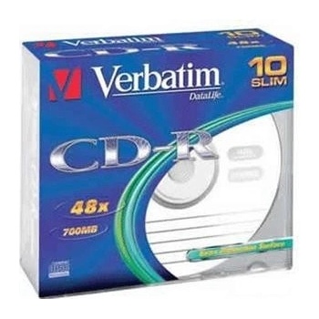 Verbatim CD-R 700MB 52x, Extra Protection, slim, 1ks (43347)