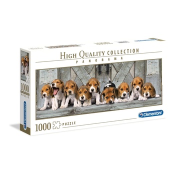Clementoni Пъзел Clementoni High Quality Collection, Panorama - Beagles, 1000 части (CLEMENTONI39435) (CLEMENTONI39435)
