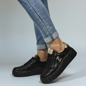  Ежедневни дамски обувки A18091-1 Black