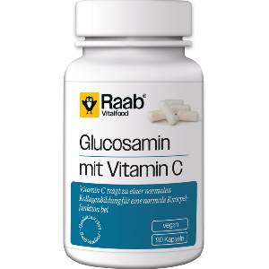 Raab Vitalfood Глюкозамин с витамин С - 90 капсули