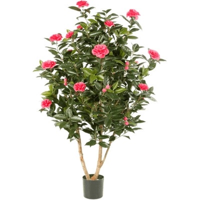 Umelá rastlina strom Camelia japonica ružová 150 cm