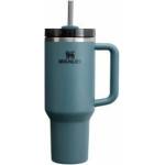 STANLEY 1913 Quencher H2.0 Flowstate Drinking Bottle with Straw 1.2L - Thermo Mug Cools Up to 11 Hours, 48 Ice Cooled - Dishwasher Safe - Thermos Bottle BPA Free Stainless Steel - Blue Spruce - 100000144046