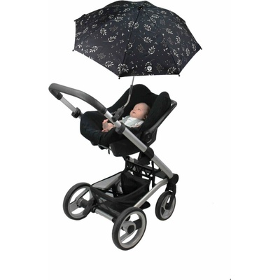 Dooky slunečník Romantic Leaves Black – Zboží Mobilmania