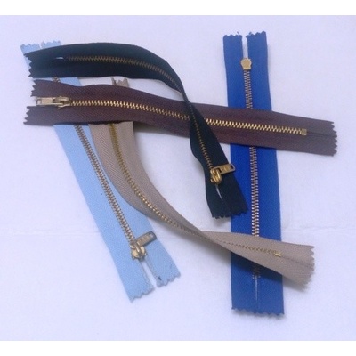 Zip mosazný 8 cm