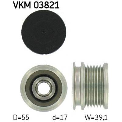 Voľnobeżka alternátora SKF VKM 03821