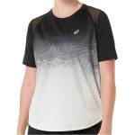 Asics Дамска тениска Asics Women's Road Fade S/S Top Running shirt - Performance Black / Cream (916-5453-0313)