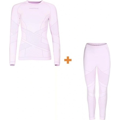 Progress SEAMLESS-BAMBOO SET LADIES dámské bambusové vínová/růžová
