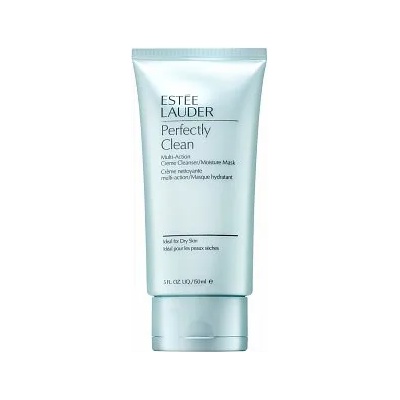 Estée Lauder Perfectly Clean Multi-Action Creme Cleanser/Moisture Mask Dry Skin подхранващ защитен почистващ крем за суха кожа 150 ml