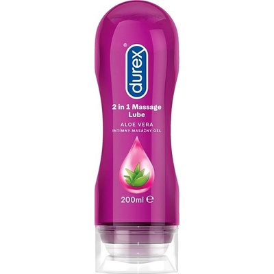DUREX Masážny gél 2 v 1 s Aloe Vera 200 ml