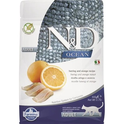 N&D Ocean Adult herring & orange 300 g