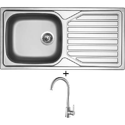 Set Sinks OKIO 1000 XXL V + Laveo BONA BAB 268D