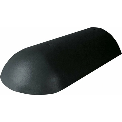 BMI Bramac Protector Plus Hřebenáč koncový set s vrutem ebenově černá