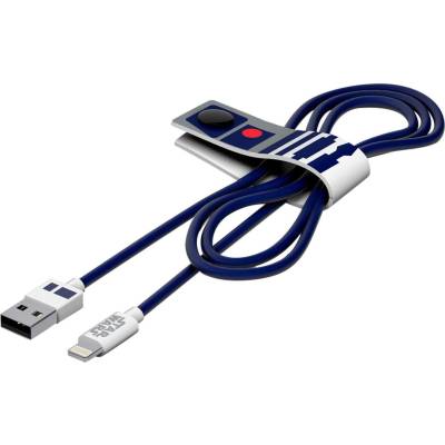 Tribe Star Wars R2D2 Lightning Cable - сертифициран Lightning кабел за iPhone, iPad и iPod с Lightning (120 см)
