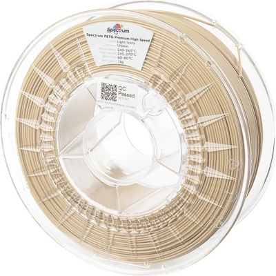 Spectrum 81541 PETG Premium High Speed, 1kg, 1.75mm, LIGHT IVORY