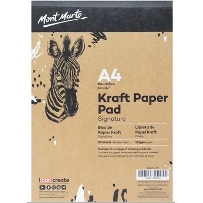 Mont Marte Blok Mont Marte A4 50 listů kraftového papíru 115 g/m2 MSB-0096
